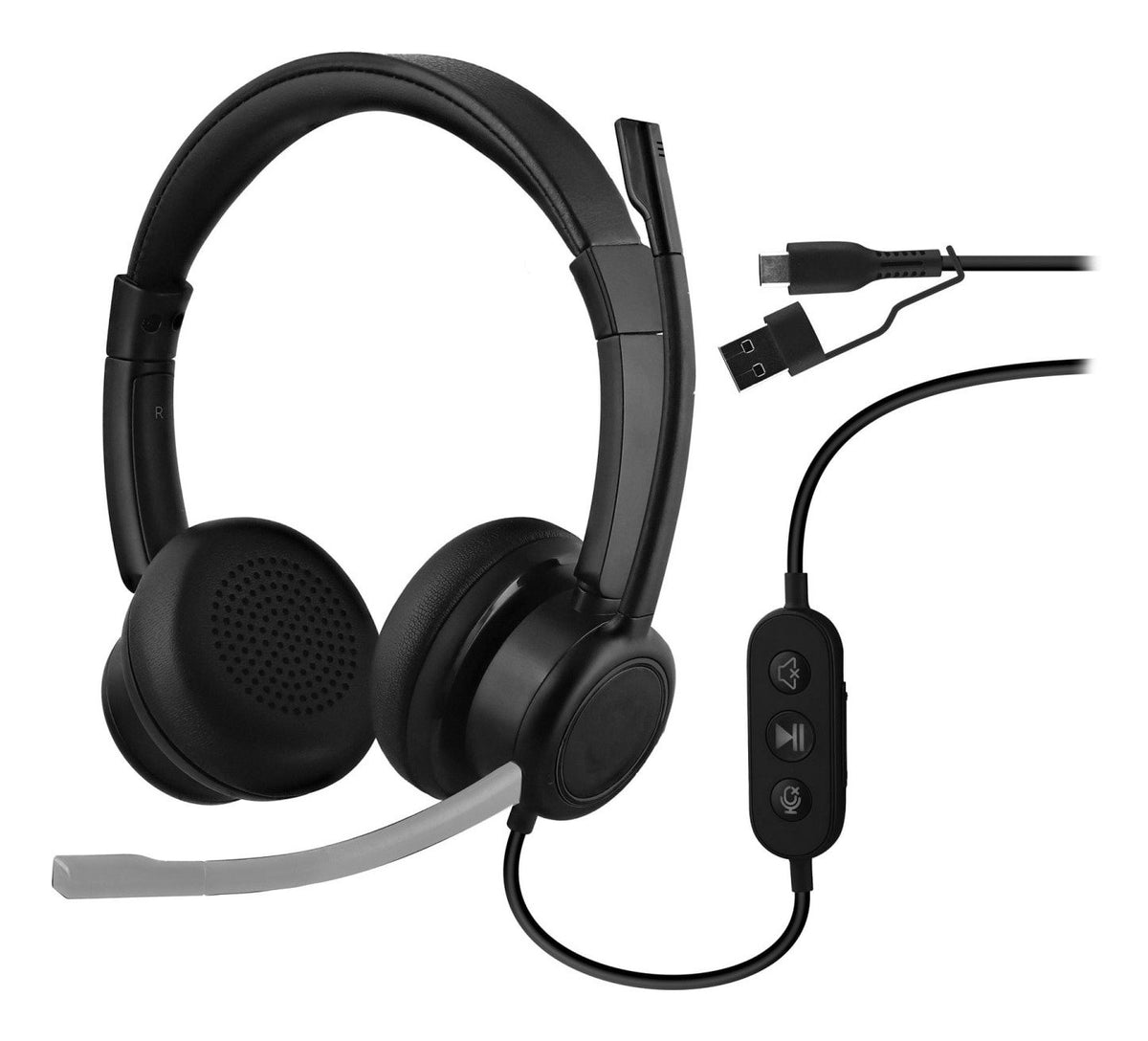 EAN 3303170126837 - T'nB ACTIV200S auricular y casco Auriculares Alámbrico Diadema Business/Everyday USB Type-C / USB Type-A  imagen 3
