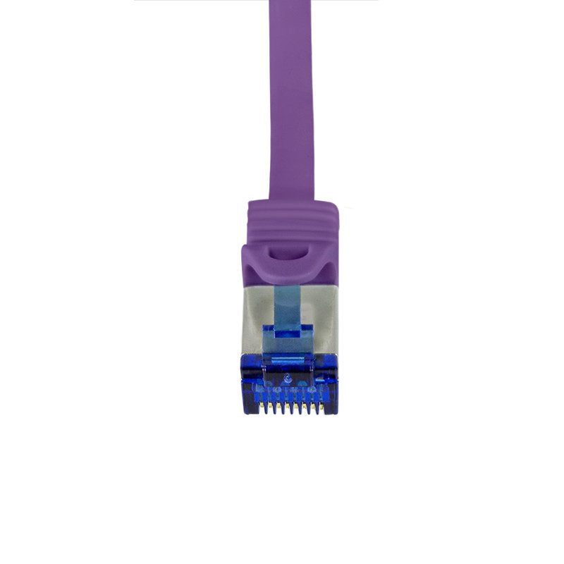 Logilink Cable De Red Ultraflex, Cat.6a, S Ftp, Violeta, 0,5 M