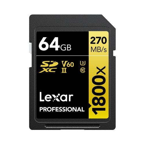 EAN 843367124497 - Lexar LSD1800064G-BNNNG memoria flash 64 GB SDXC UHS-II Clase 10 imagen 1