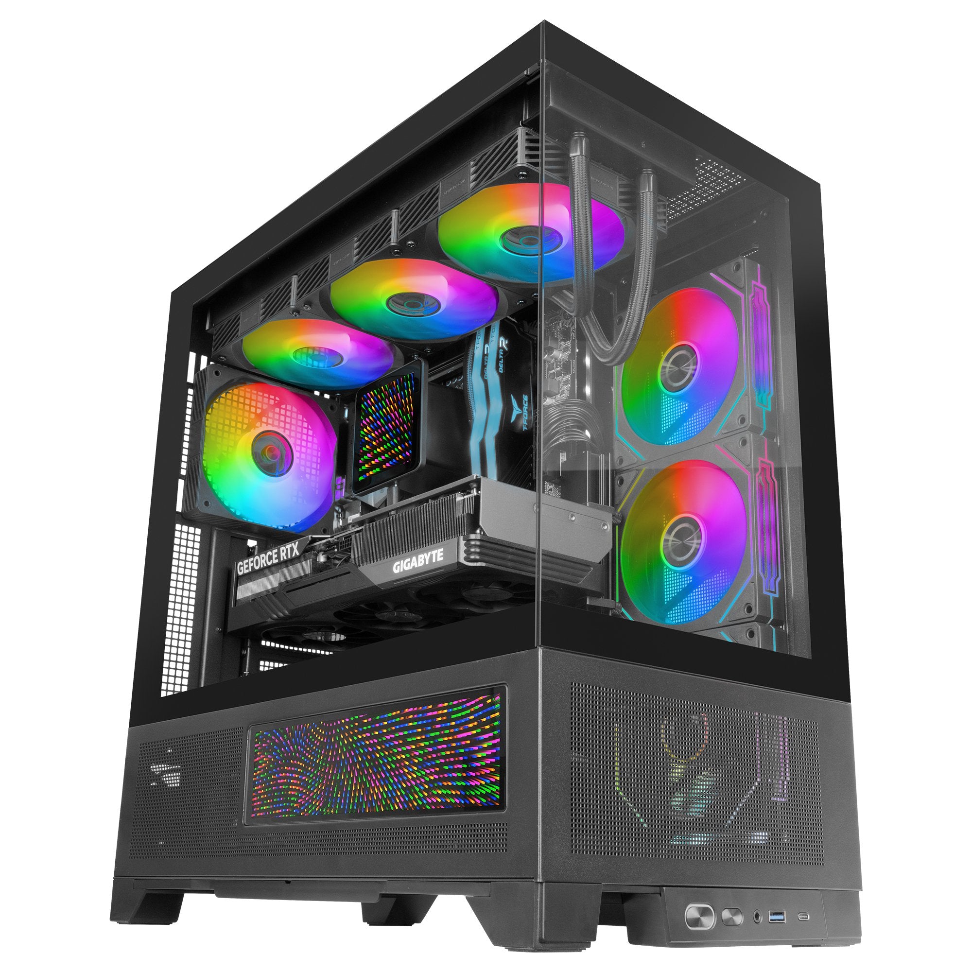 EAN 8435693112556 - Mars Gaming MCLCDX carcasa de ordenador Midi Tower Negro imagen 1