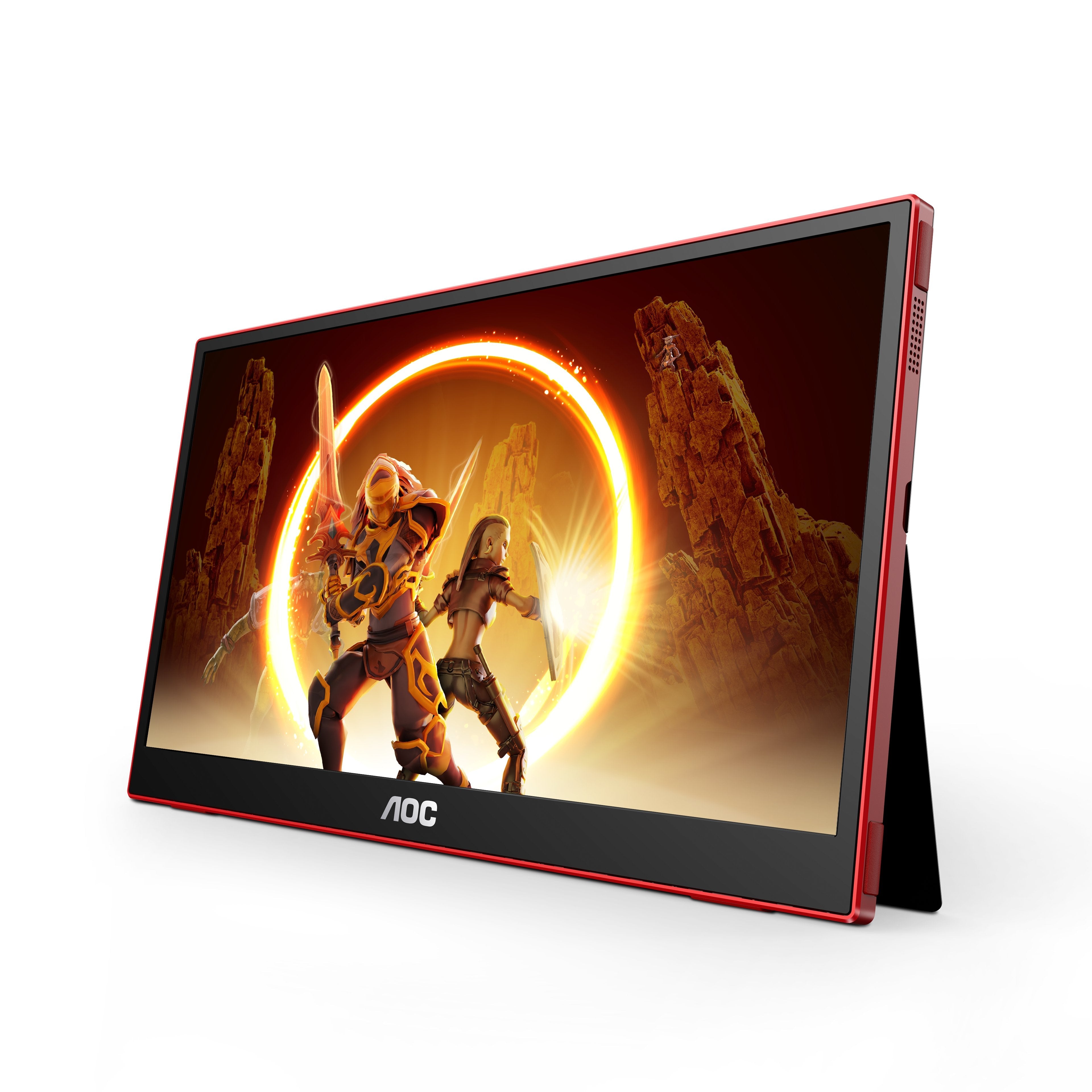 Monitor Aoc 16g3 [15.6] 1920 X 1080 Pixeles Negro, Rojo