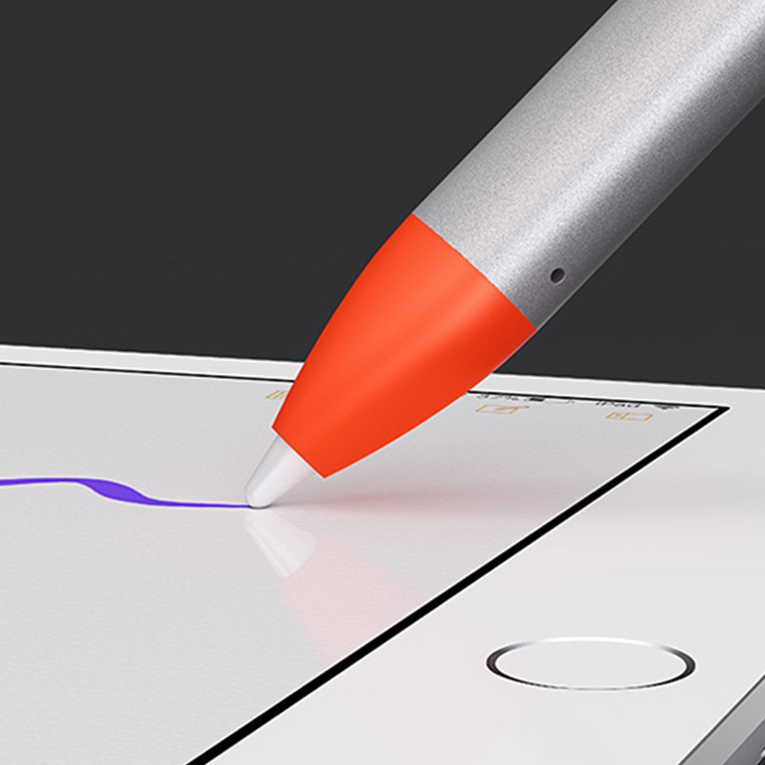 Lápiz Inalámbrico Logitech Crayon Para Ipad Naranja
