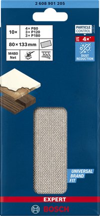 EAN 4059952568621 - Bosch M480 Pintura, Madera Hoja lijadora imagen 2