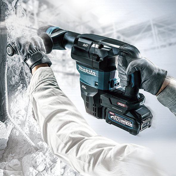 Makita Martillo De Demolición Inalámbrico Hm001gz02 Xgt, Sds-Max, 40 Voltios, Hm001gz02