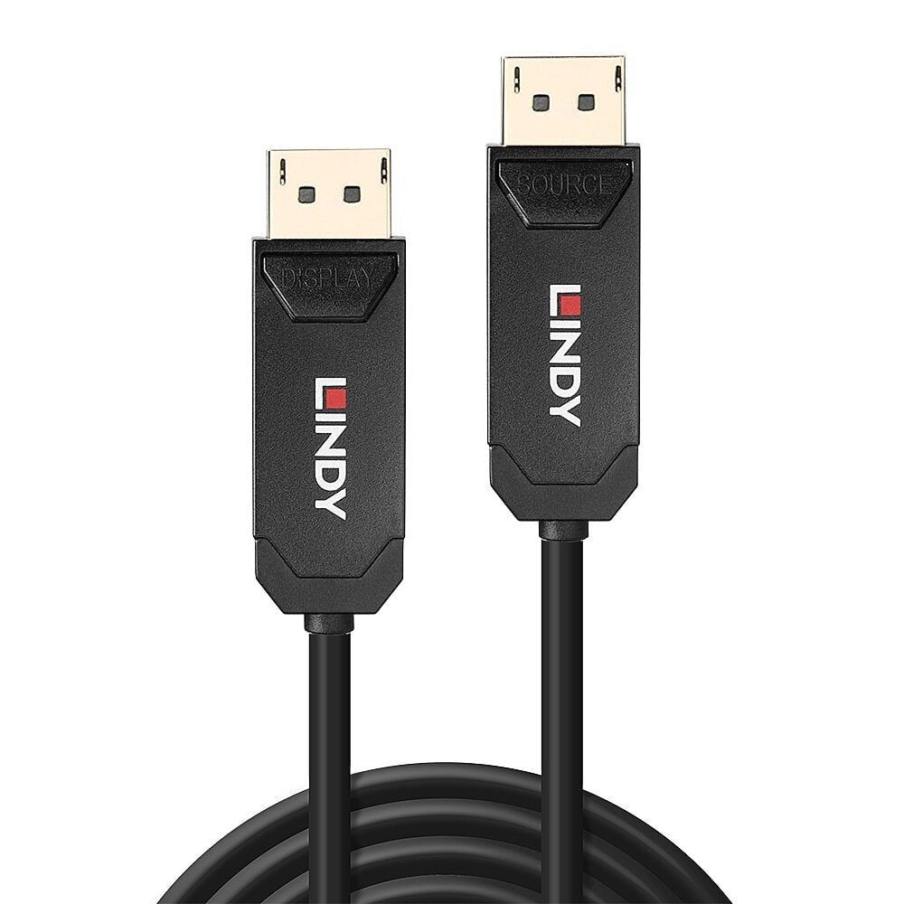 Lindy Cable Híbrido Fibra Óptica Displayport 2.0 Uhbr10 10m