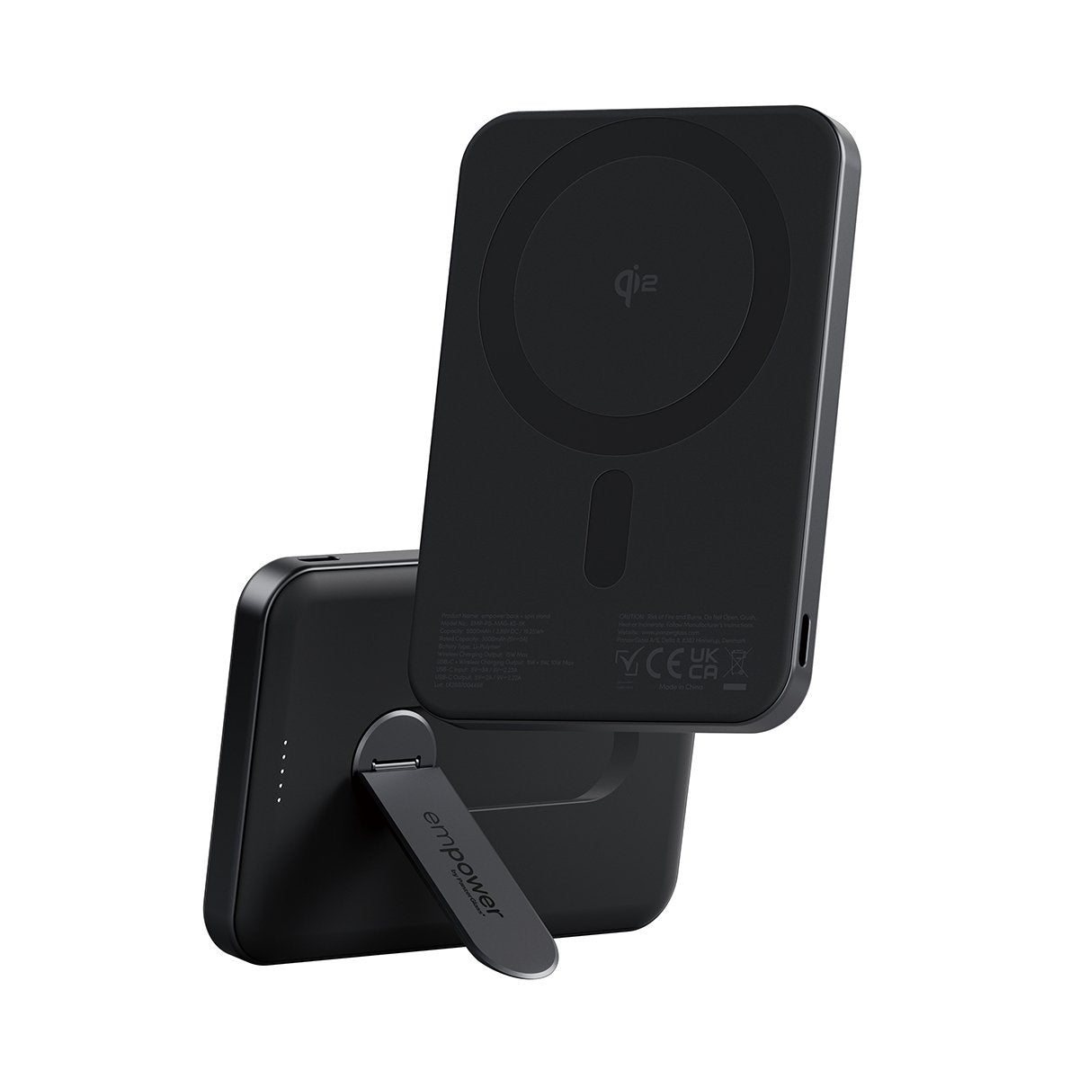 Panzerglass Empower By ® Empower Bank W. Spin Stand  5000mah  Space Black Negro