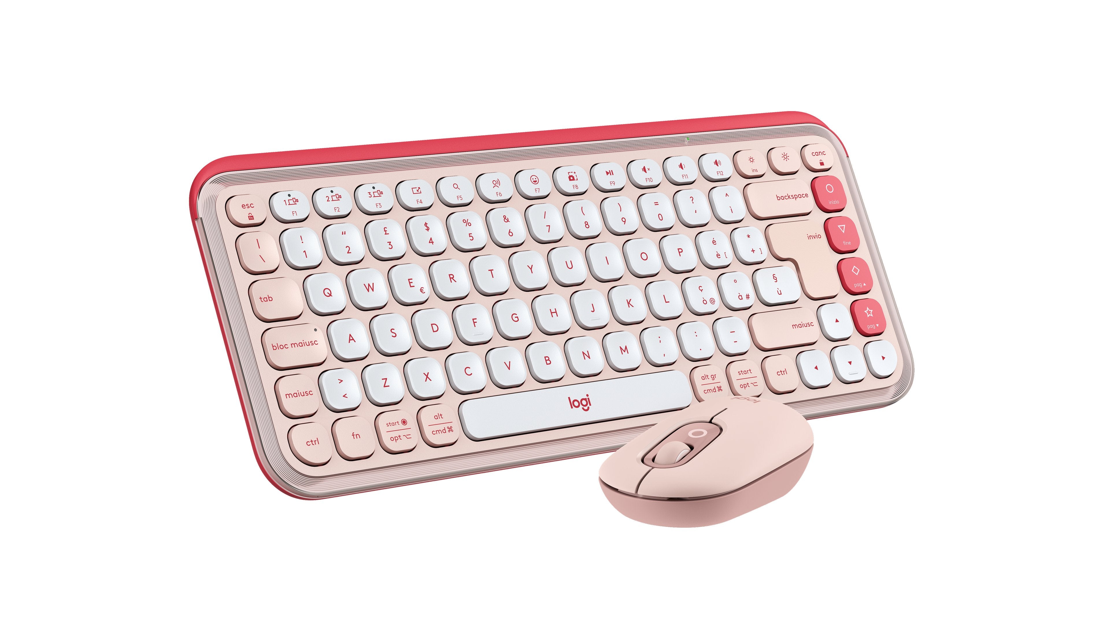 EAN 5099206127746 - Logitech 920-013117 teclado Ratón incluido Universal Bluetooth QWERTY Italiano Rosa imagen 4
