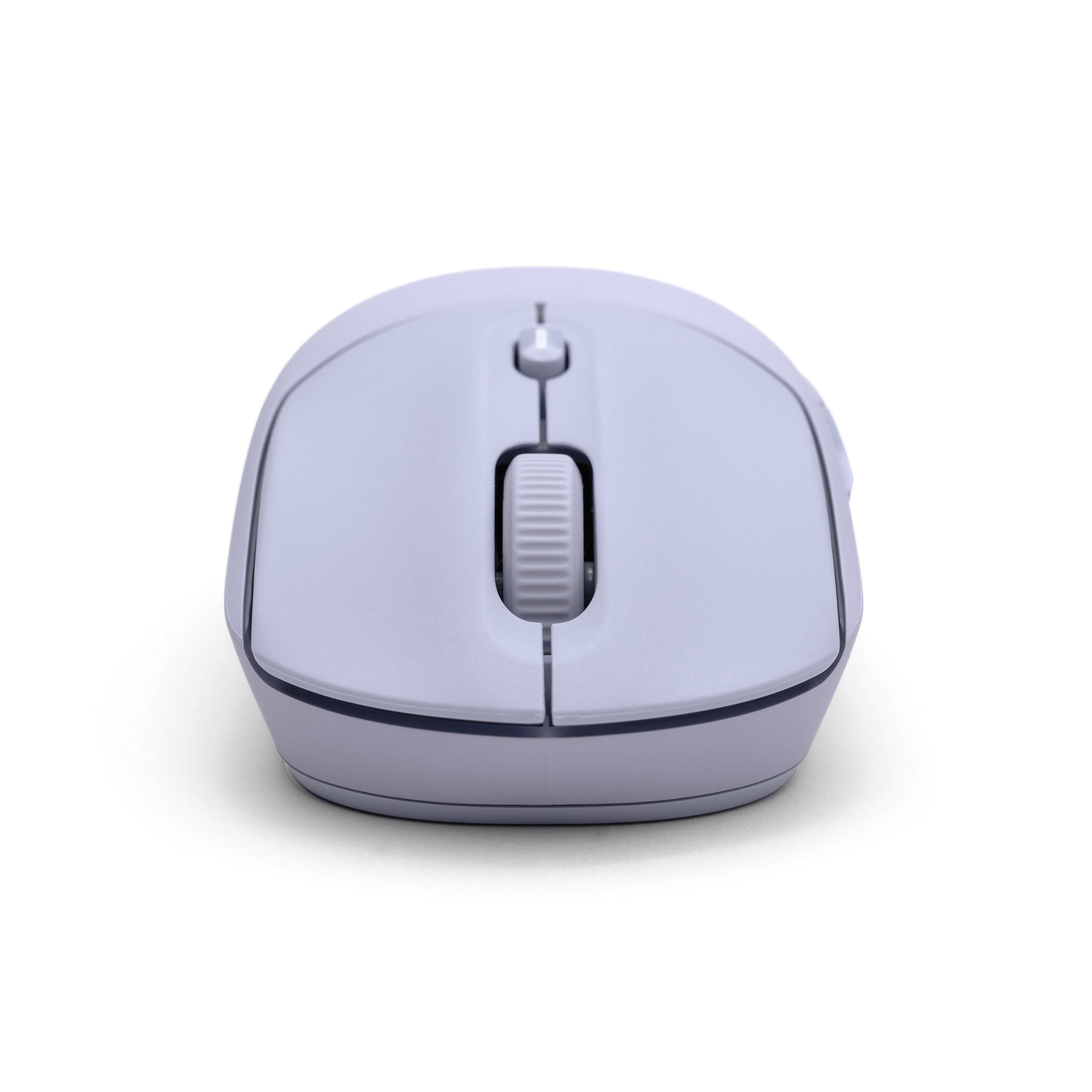 Hp 400 Rat N Inal Mbrico Dual - Bluetooth Y Usb 2.4ghz  Bater A De 24 Meses  Clics Silenciosos  Tacto Suave  Morado