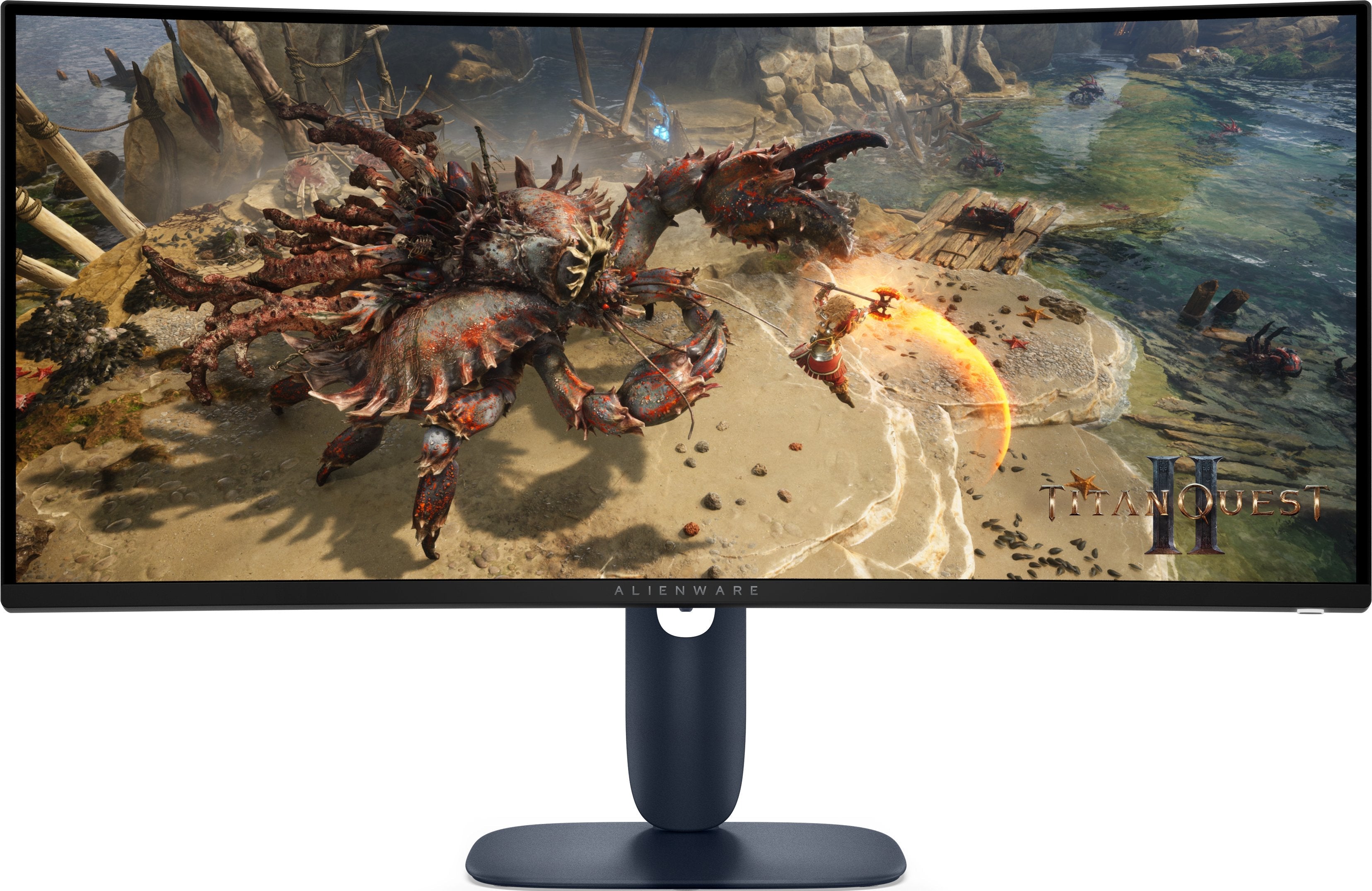 Dell Monitor Alienware 34" Gaming,Wqhd,Curvo,Hdm,Dp.3 Años