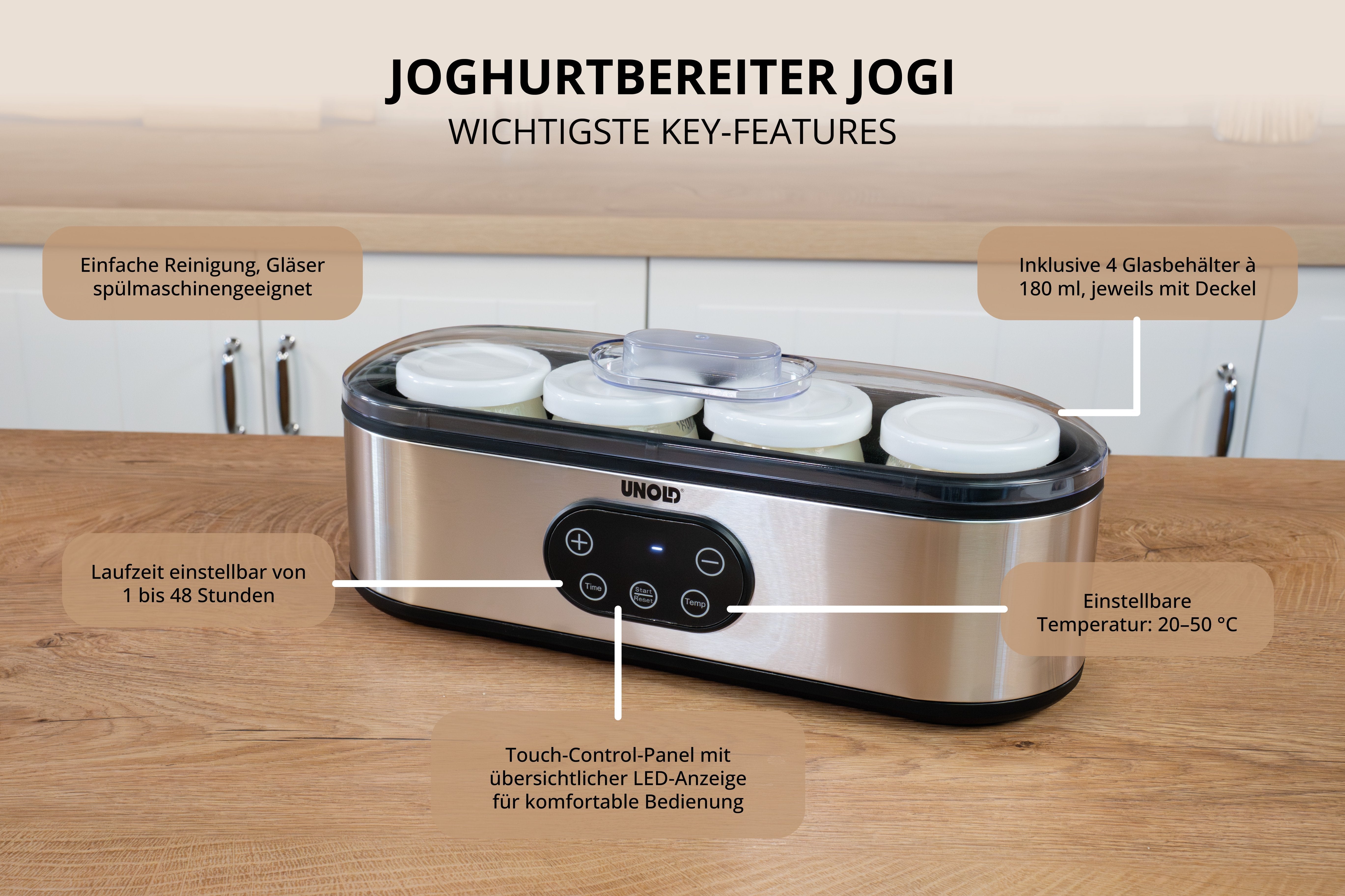 Unold 38726 Jogi Joghurtbereiter