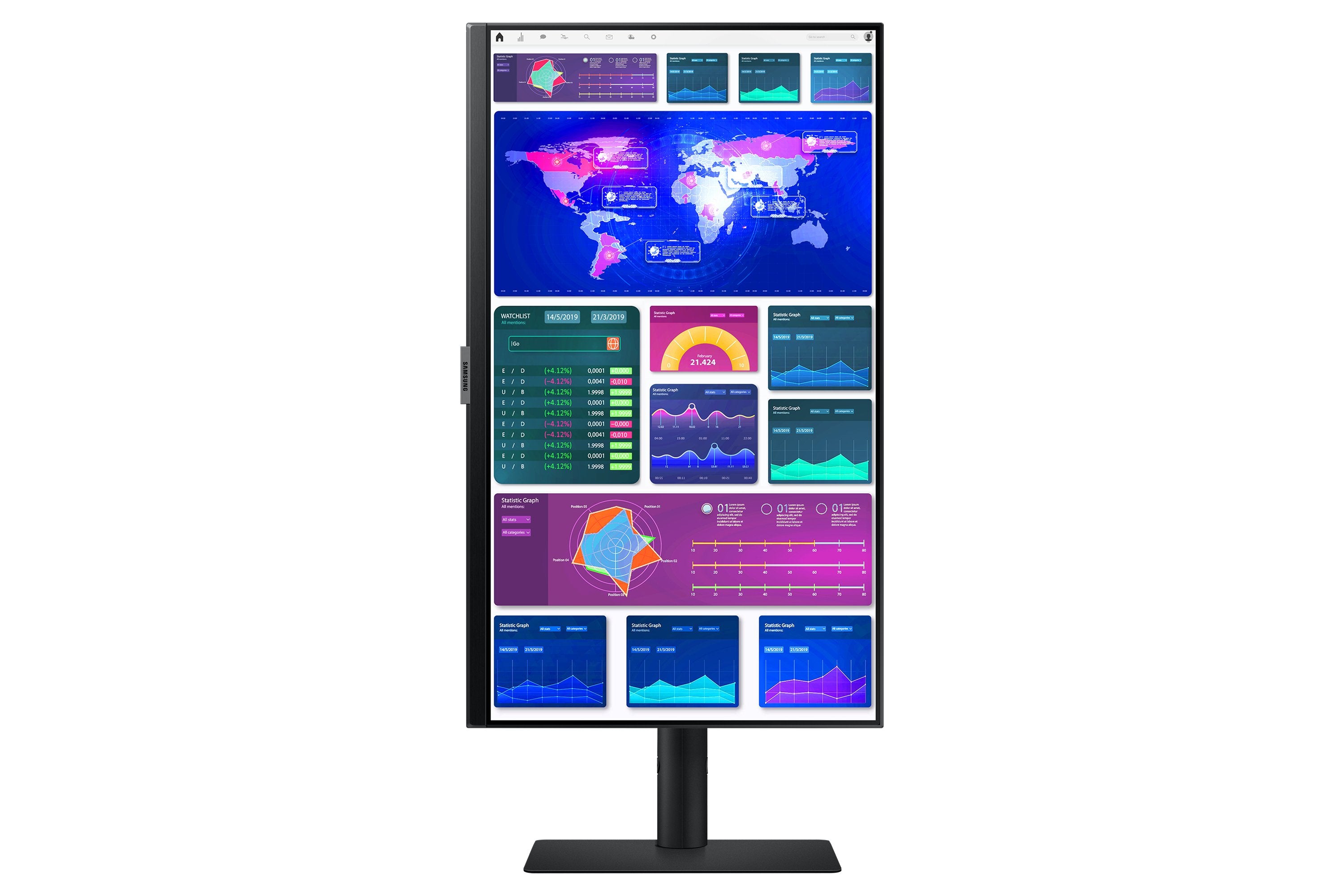 EAN 8806090952616 - Samsung S60UA pantalla para PC 61 cm (24") 2560 x 1440 Pixeles Quad HD LCD Negro imagen 5
