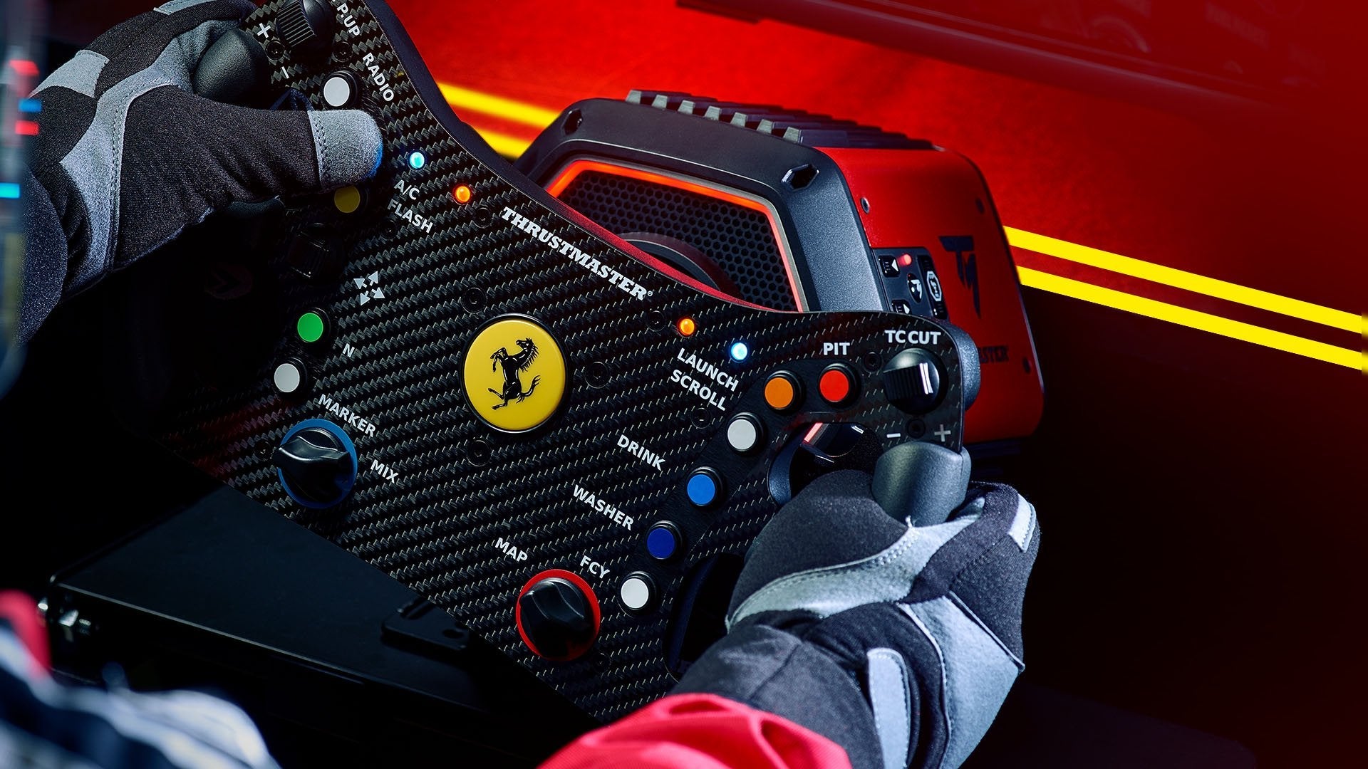 Lenkrad Thrumm. T818 Ferrari 488 Gt3 Dd Ff Wheel Pc Retail