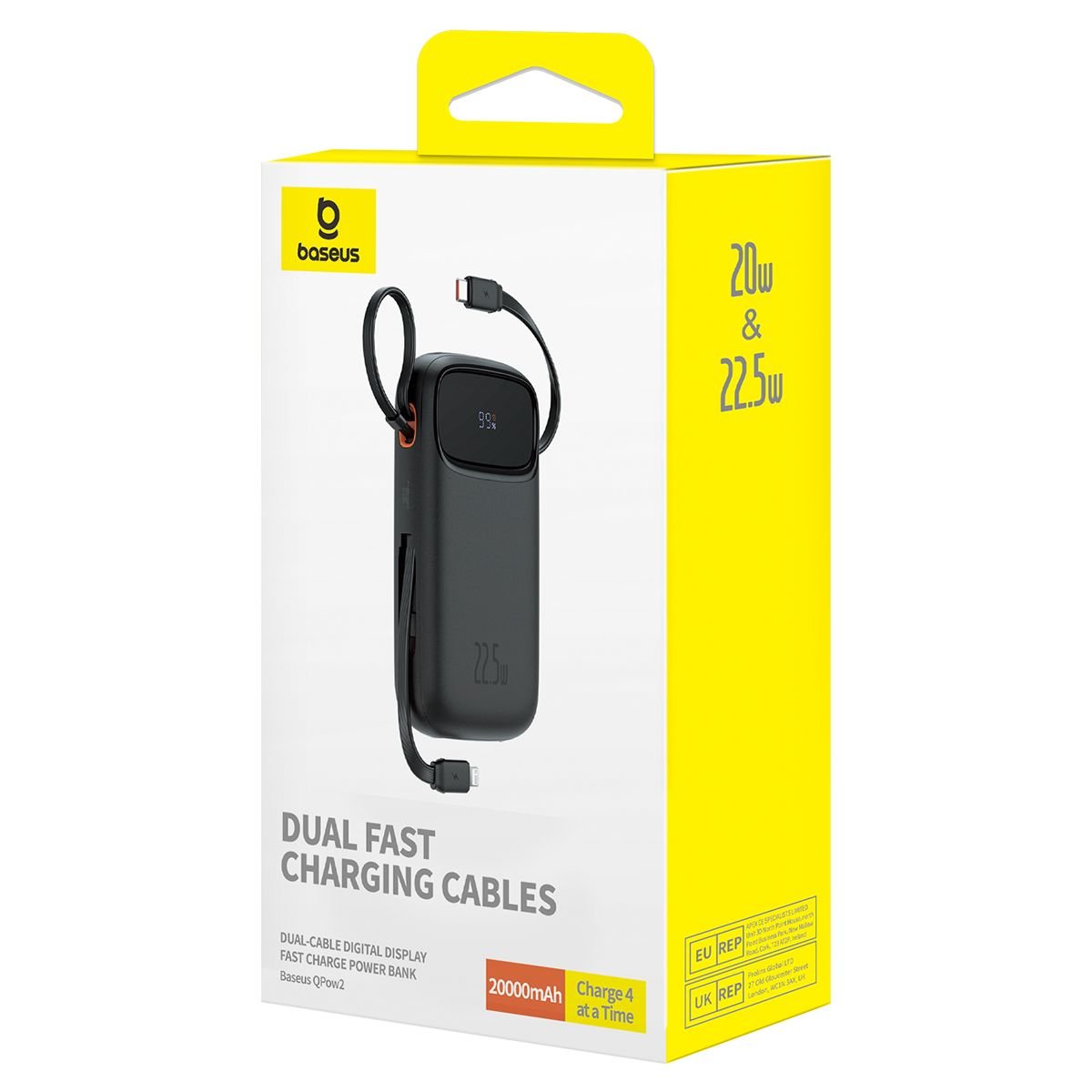 Powerbank Qpow2 10000mah 22.5w B