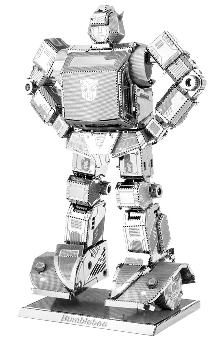 Maqueta 3d Metal Fascinations Bumblebee Transformers Montaje Sin Pegamento Ni Soldadura Maquetas 3d