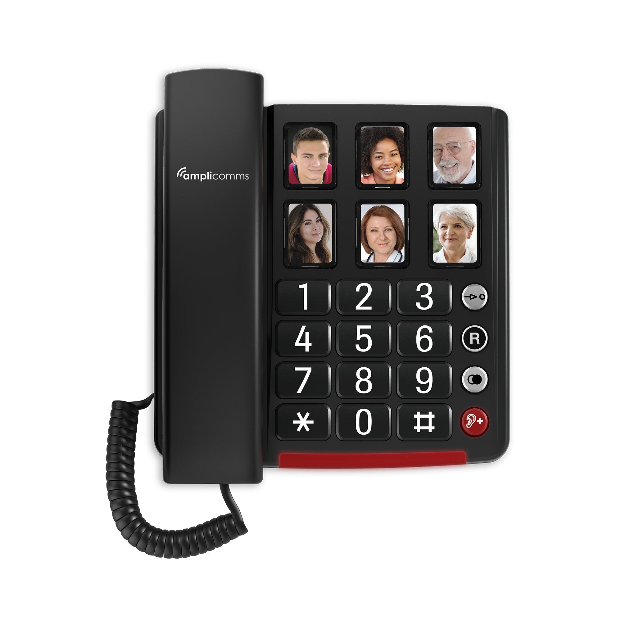 EAN 3700601424089 - amplicomms Bigtel 40 Plus Teléfono analógico Negro imagen 1
