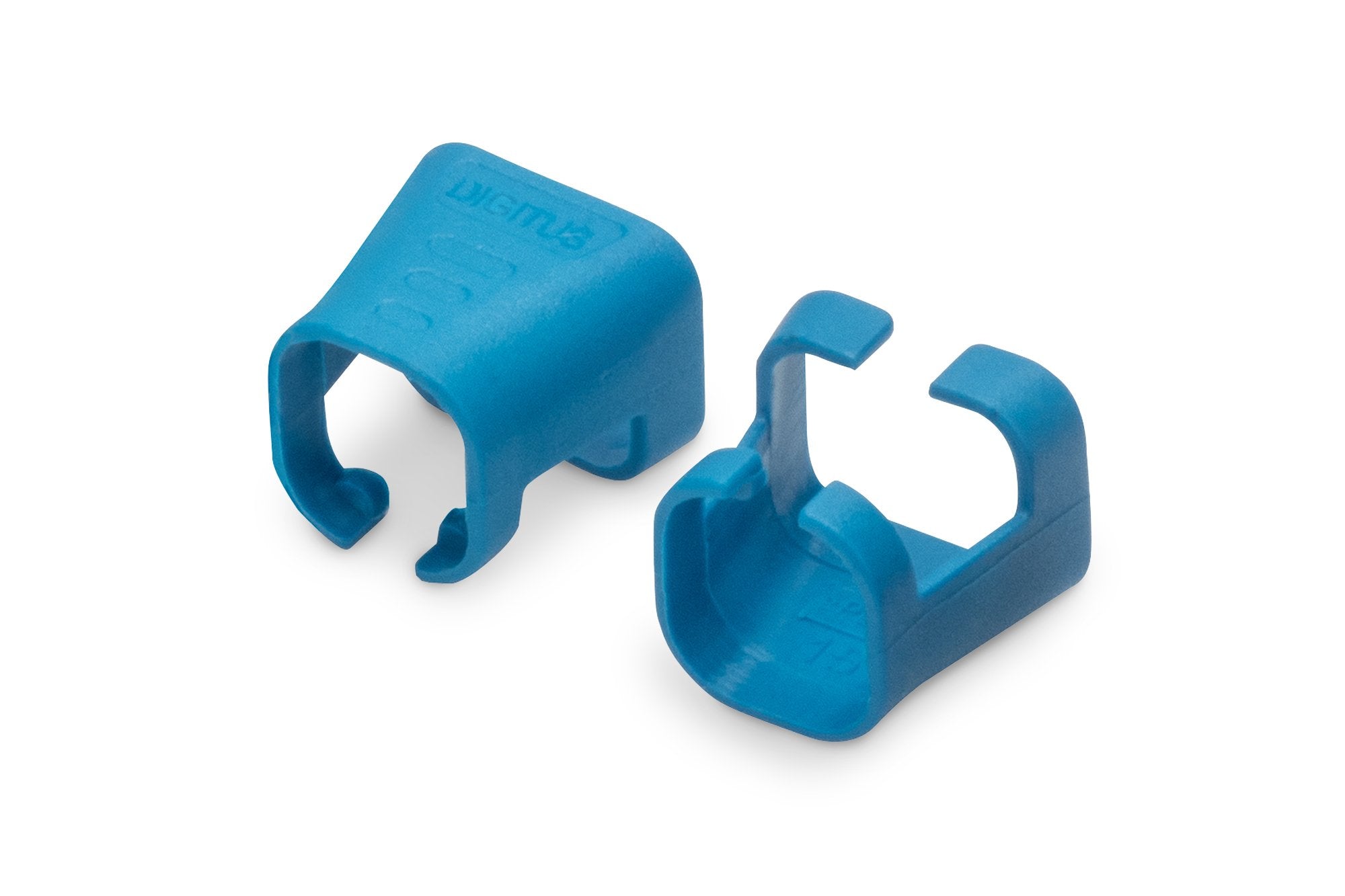 Clips Para Cable Rj 45 Color Azul, 100 Uds.