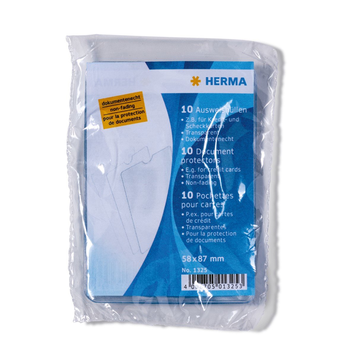 EAN 4008705013253 - HERMA 1325 acollador de tarjeta Polipropileno (PP) Transparente imagen 1