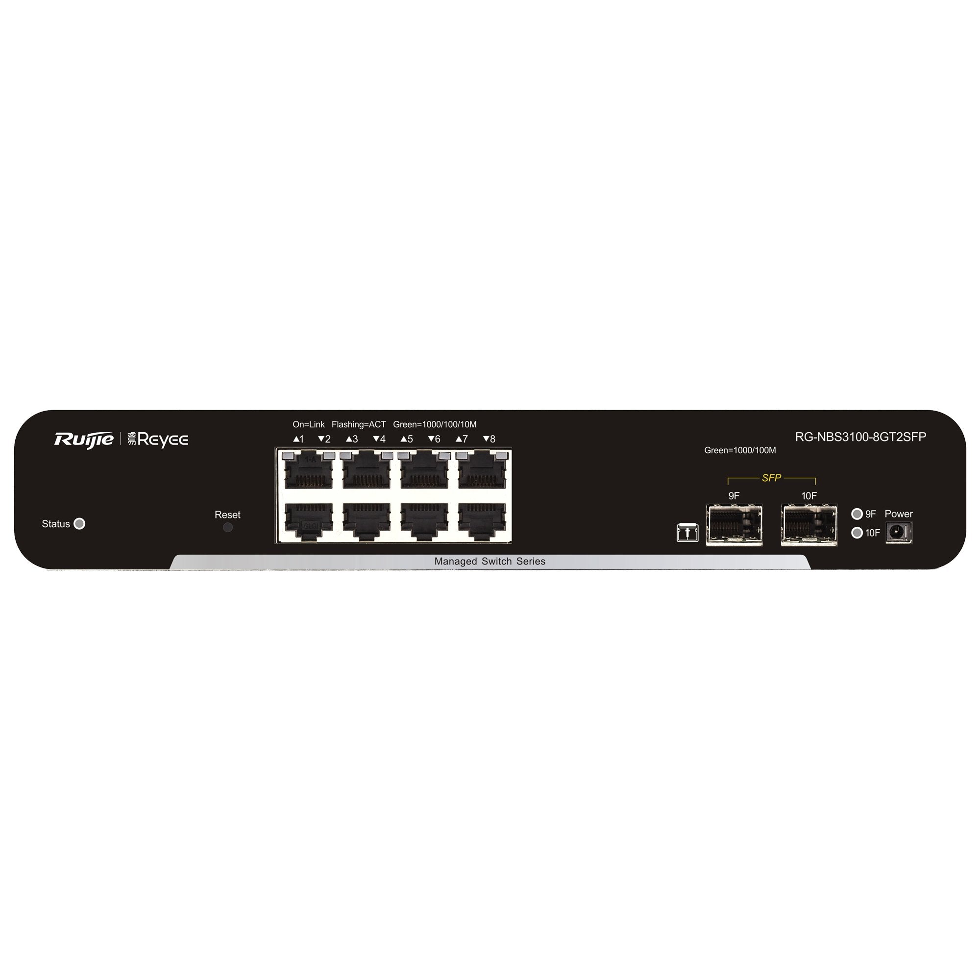 Switch Ruijie Reyee Rg-Nbs3100-8gt2sfp 5-Port 10/100 Mbps Desktop Switch