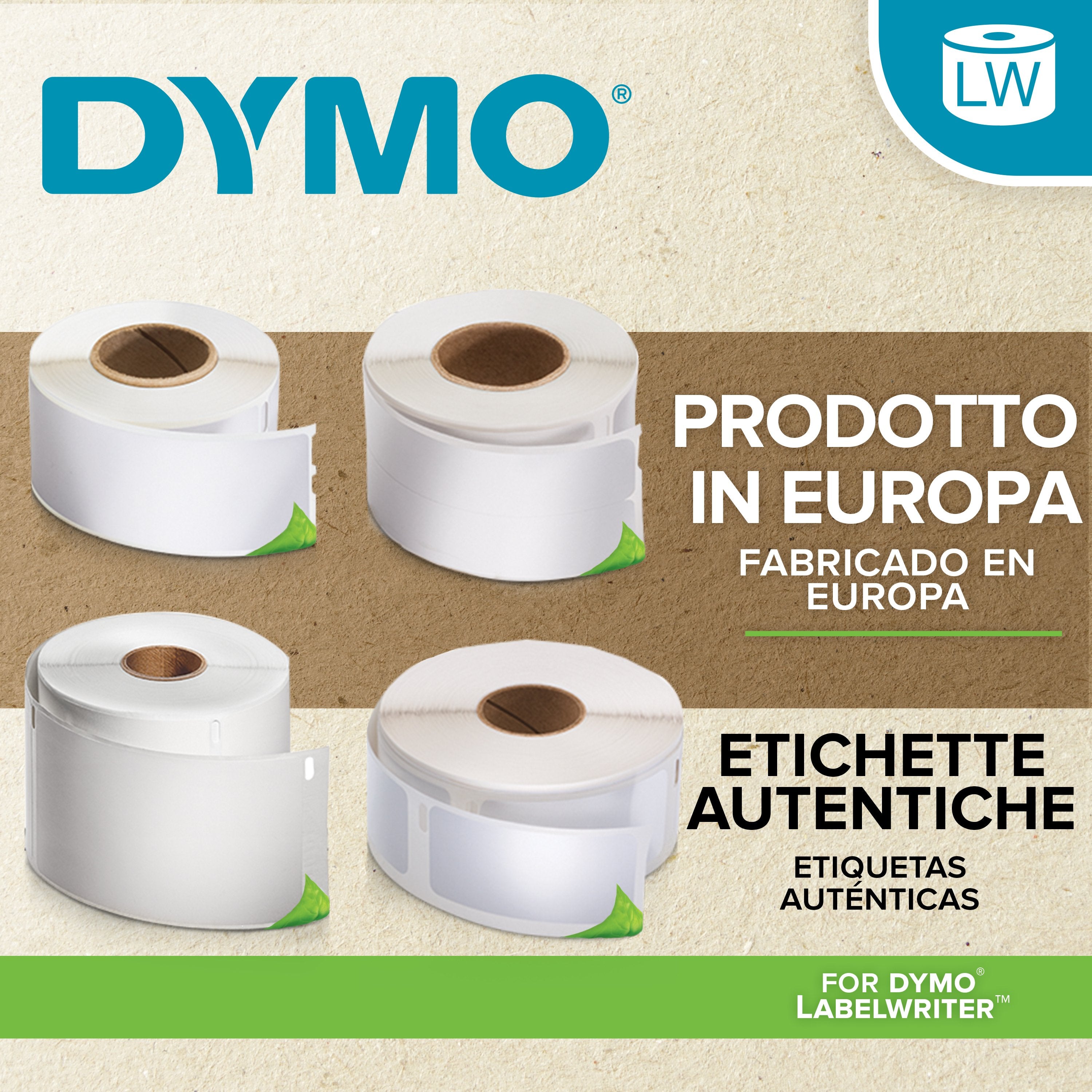 EAN 3026982235886 - DYMO etiketten LabelWriter ft 101 x 54 mm, wit, 220 etiketten, multipack van 24 rollen Blanco imagen 8