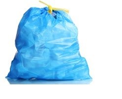 Bolsa De Basura Autocierre G80 30l 55x60 Elio Azul -Rollo 15ud-