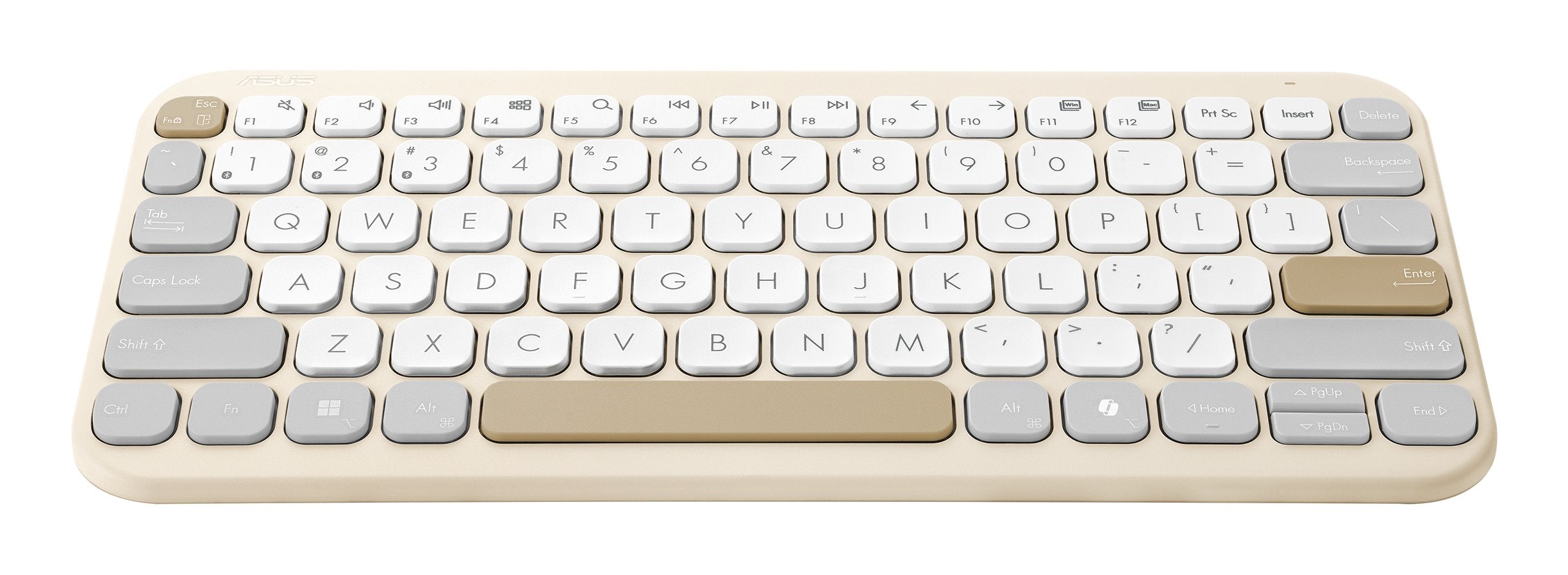 EAN 4711387539002 - ASUS KW100 KEYBOARD/BG/UI/80 teclado Universal Bluetooth Beige imagen 2