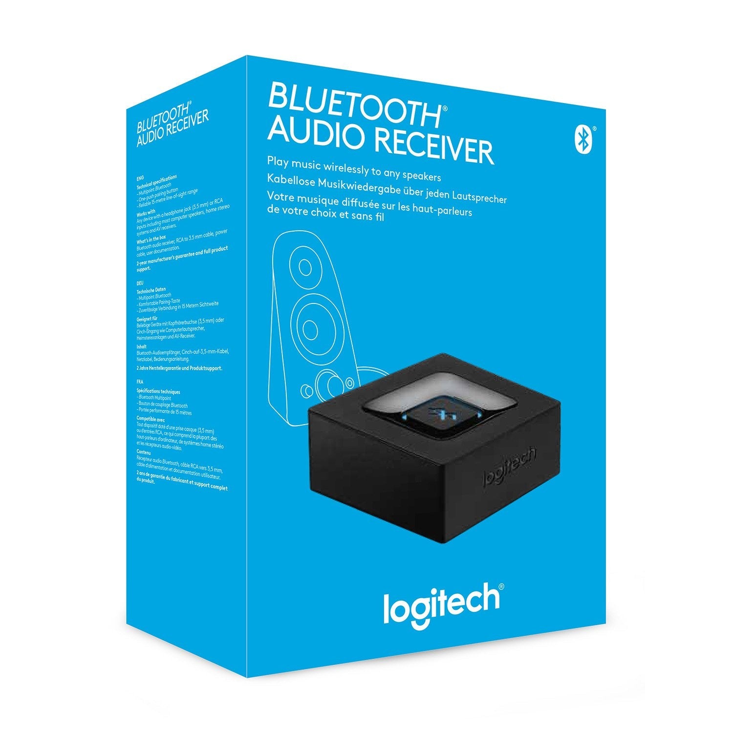 EAN 5099206051805 - Logitech Bluetooth Audio Receiver 15 m Negro imagen 8