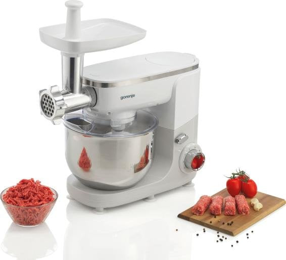 Gorenje Mmc1005w Robot De Cocina 1000 W 4,8 L Gris, Acero Inoxidable, Blanco