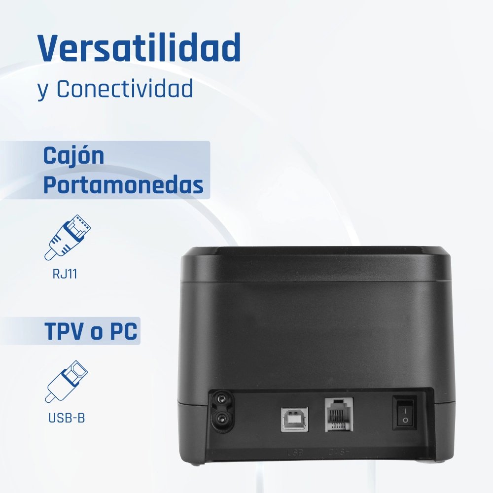 EAN 8435364318836 - iggual TP Easy 58 203 x 203 DPI Alámbrico Transferencia térmica Impresora de recibos imagen 6