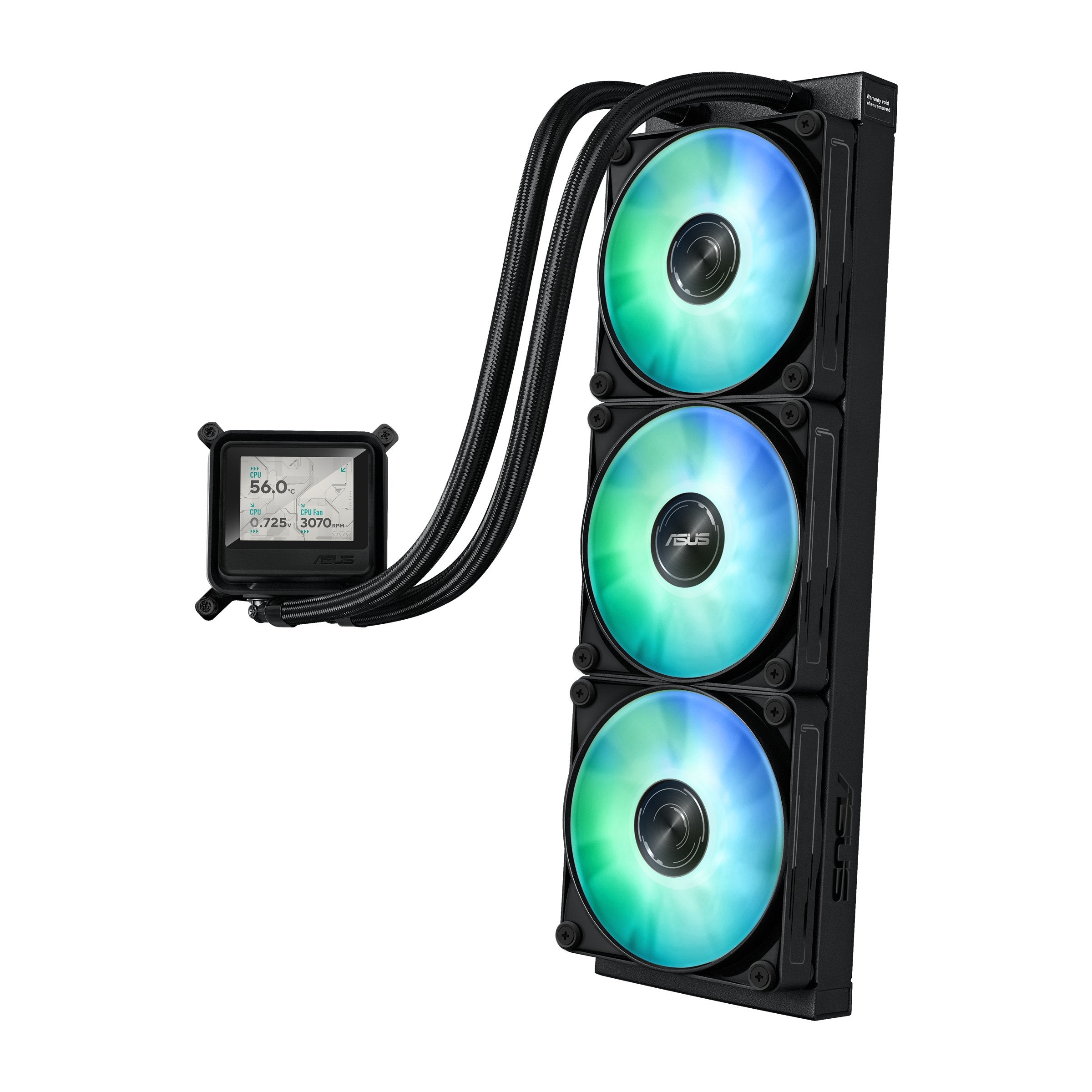 EAN 4711636154529 - ASUS MAX GAMING LC 360 ARGB LCD Procesador Sistema de refrigeración líquida todo en uno 12 cm Negro imagen 4