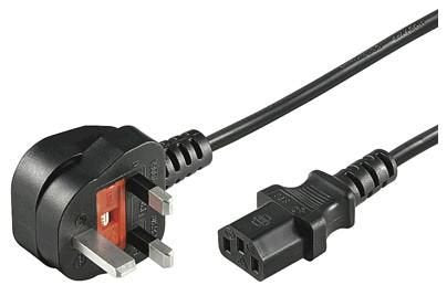 EAN 5706998773869 - Microconnect PE090410 cable de transmisión Negro 1 m Enchufe tipo G C13 acoplador imagen 1