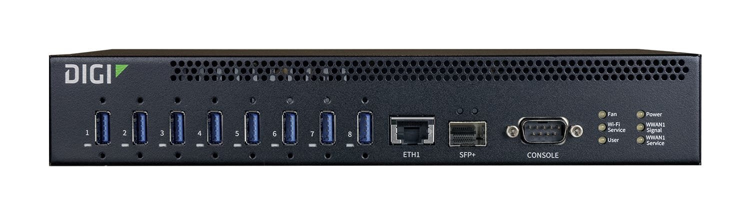 EAN 663072964801 - Digi AW08-G300 hub de interfaz USB 3.2 Gen 1 (3.1 Gen 1) Type-A 10000 Mbit/s Negro imagen 2