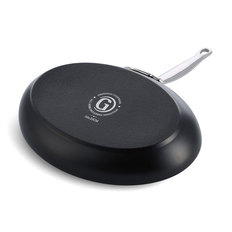 Greenpan Barcelona Pro Fischpfanne 33cm Schwarz