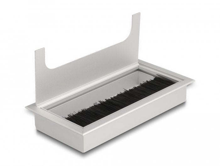 Delock Kabeldurchführung Para Tischeinbau Con Bürste 160 X 80 X 28 Mm Plata