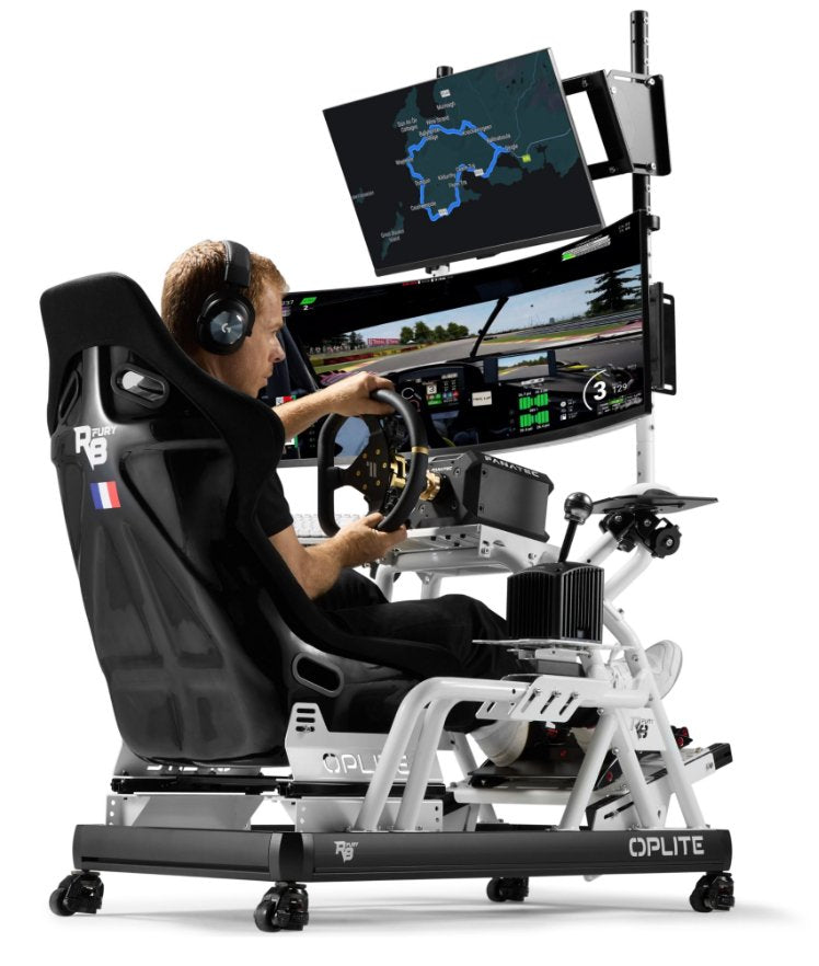 Oplite Femmellbare Lenkrollen Para R8 Cockpit Negro Retail