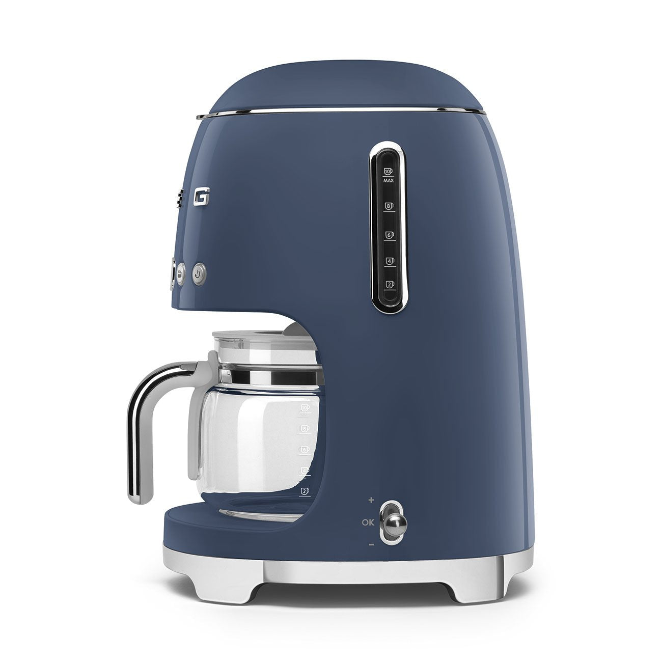 Smeg Filterkaffeemaschine Dcf02nbeu, Karaffe 12 Tassen, 1050w, Navy Blue