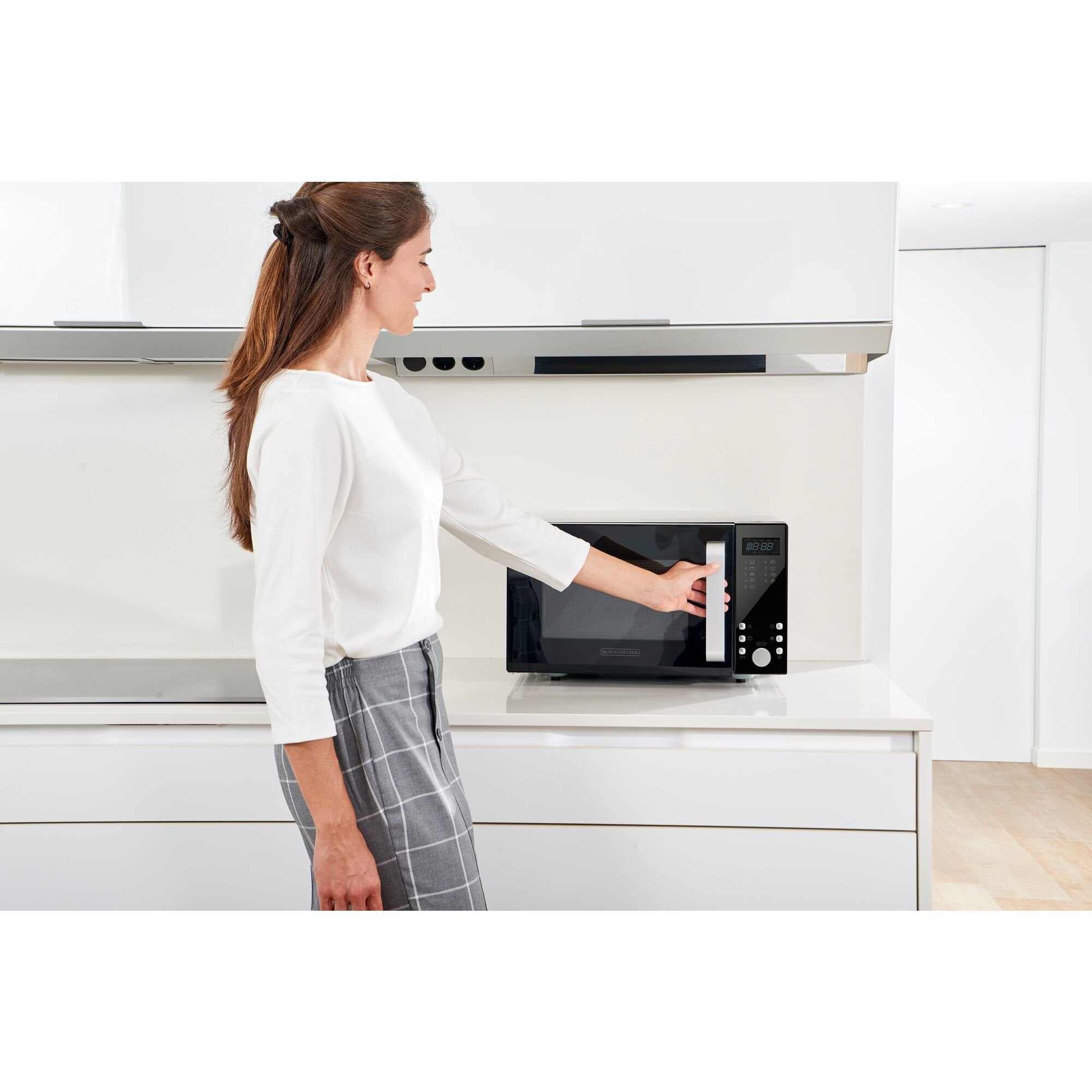 Black+Decker Bxmz900e Microondas Con Grill 23 L, 900 W, Negro
