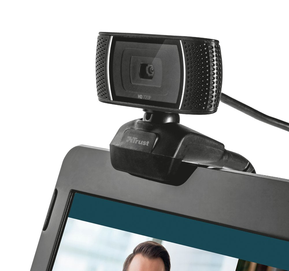 Pack 4 En 1 Trust Qoby Home Office Set Webcam Hd 720p Teclado Inalámbrico Ratón Inalámbrico Auriculares Con Micrófono