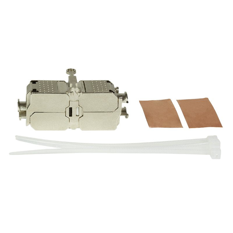 Logilink Empalme De Cable Stp Cat.6a 10ge, Protegido, Metal