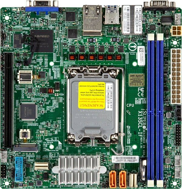 EAN 0672042899142 - Supermicro X13SCL-IF Intel C262 LGA 1700 mini ITX imagen 1
