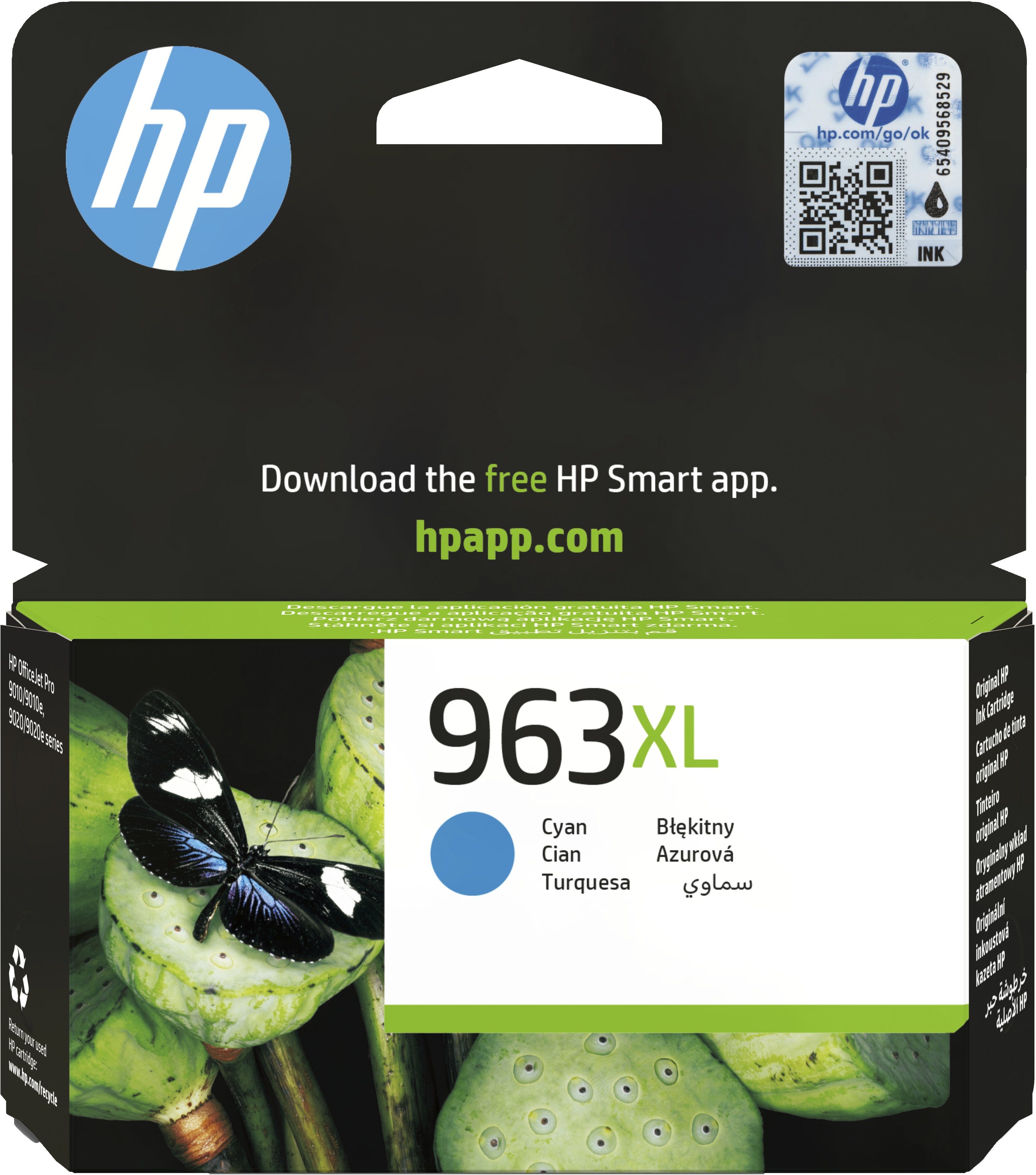 Tinta Hp 963xl Original Cian 1 Pieza(S)