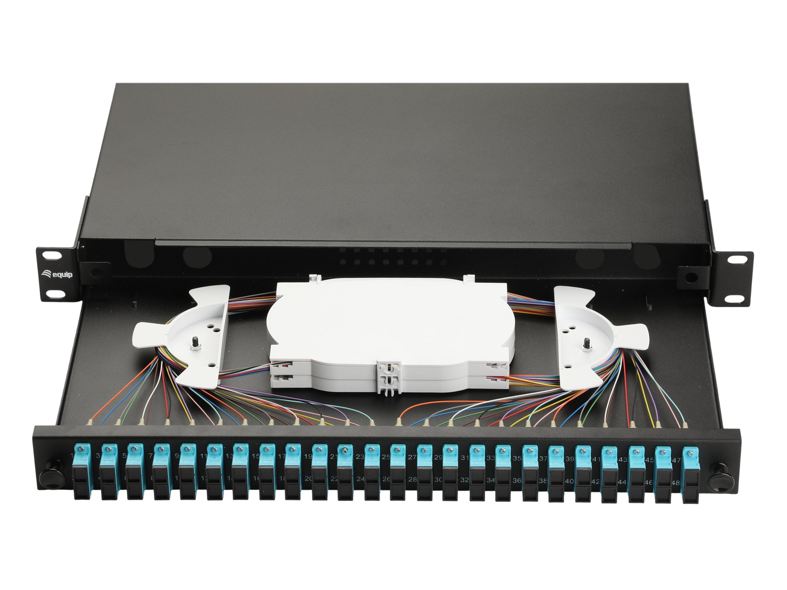 Equip Lwl-Spleisskamen 24-Port Sc-Duplex Om3 1u Komplett Sw