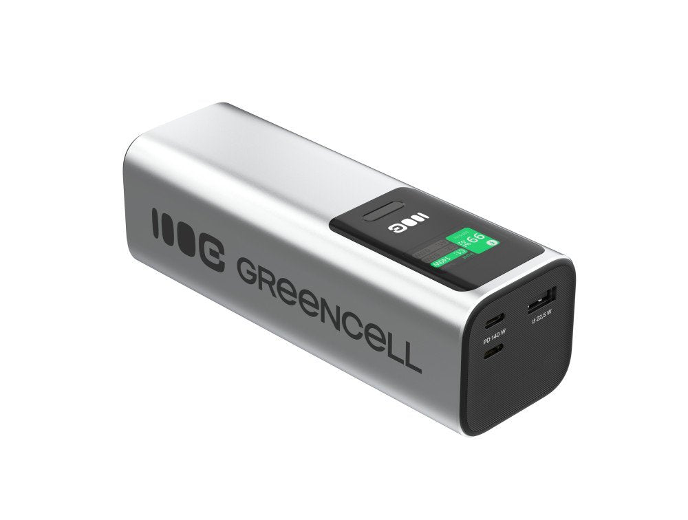 EAN 5904326374713 - Green Cell GC PBGC25UD - Powerbank PBGC25UD, 25200 mAh, 140 W, 1x USB-A, 2x USB-C Ión de litio Aluminio,  imagen 5