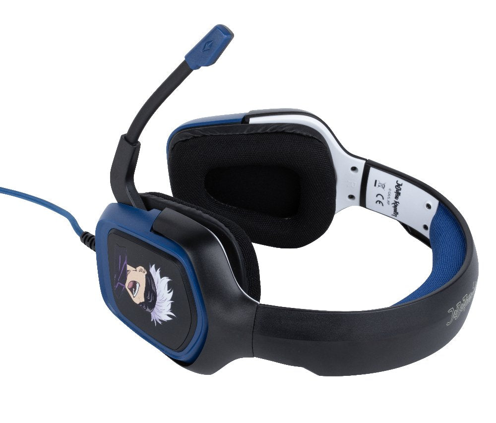Headset Konix Jujutsu Kaisen 40mm Neodimio Micro Flexible Multiplataforma  Kx-Juju-Gh-Univ