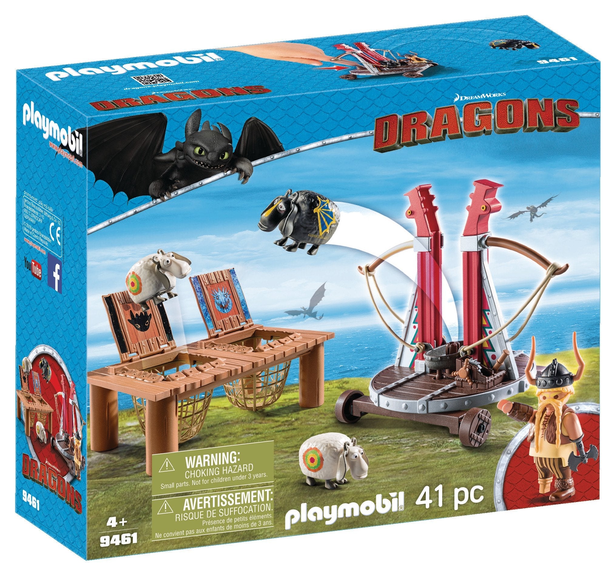 Playmovil Como Entrenar A Tu Dragon Bocon Con Lanzadera De Ovejas