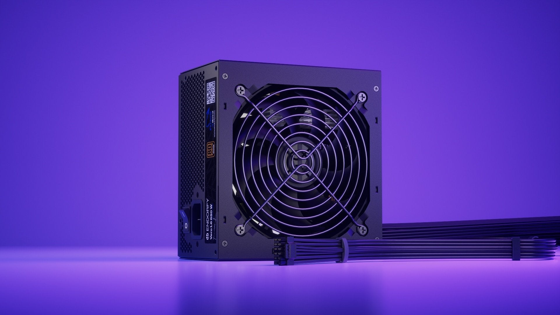 Endorfy Vero L6 650 W (Negro, 1x 12-Pin High Power Gpu, 2x Pcie, 650 Watt) Ey7a015