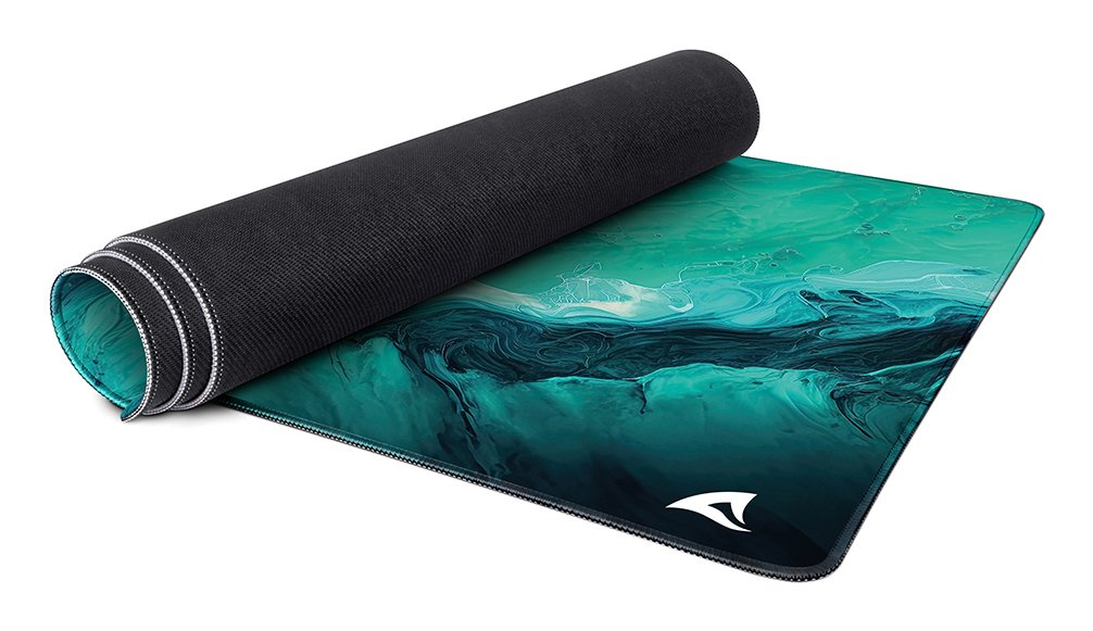 Sharkoon Skiller Sgp40 D10, Alfombrilla De Ratón Gaming Turquesa/Azul 4044951042579