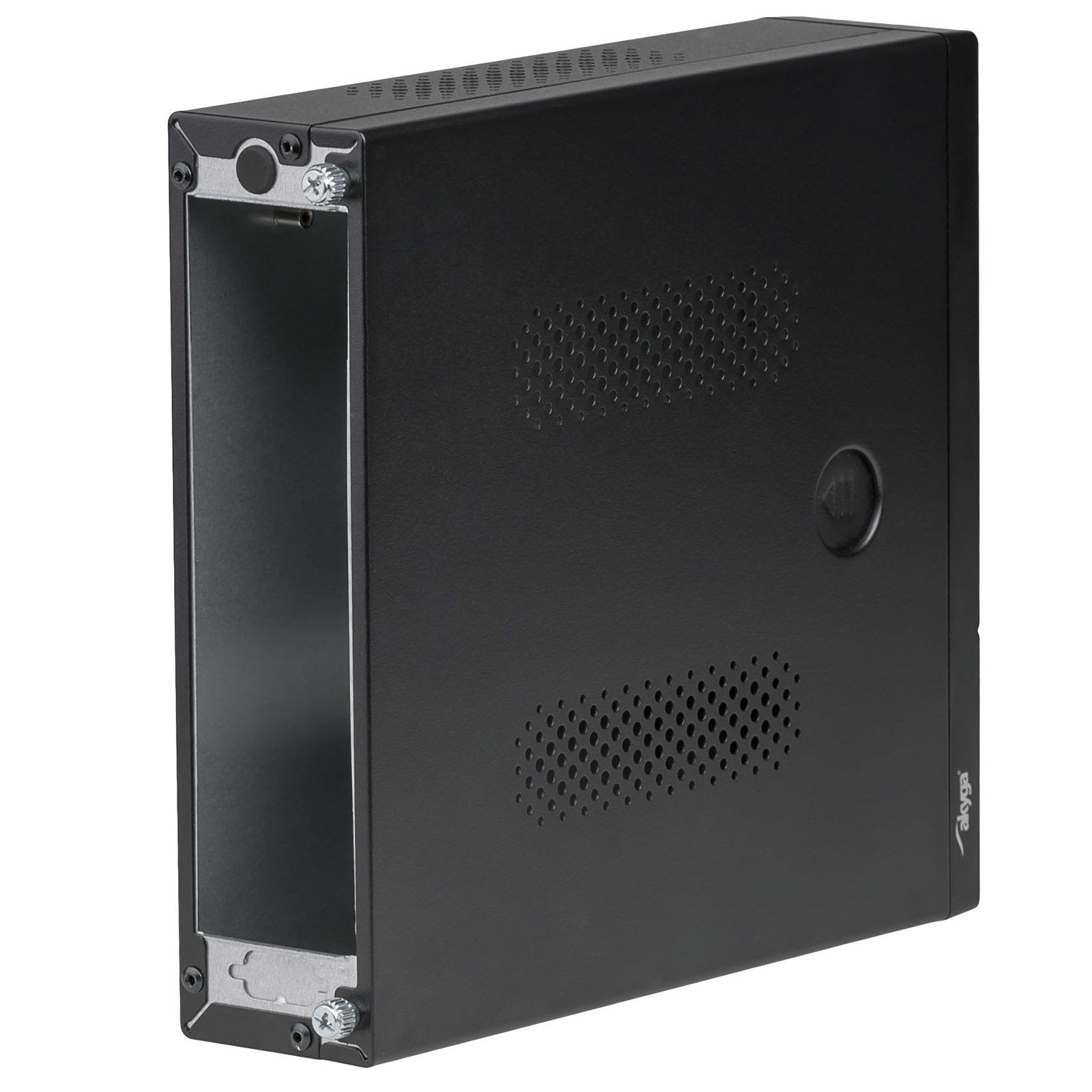 EAN 5901720132932 - Akyga AK-100-01BK carcasa de ordenador Mini Tower Negro 60 W imagen 5