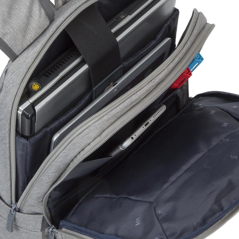 Rivacase 7760 Maletines Para Portátil 39,6 Cm (15.6") Funda Tipo Mochila Gris