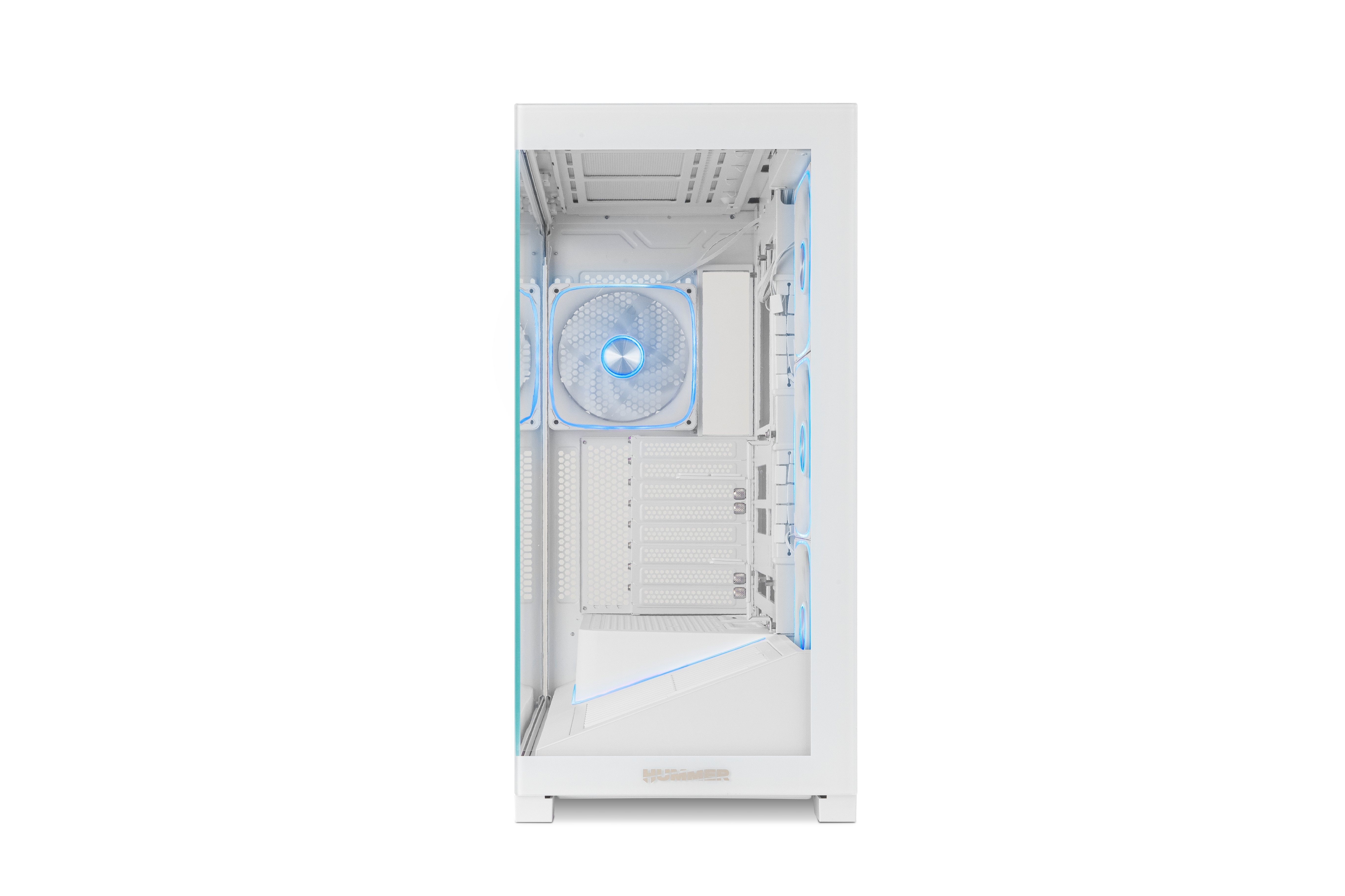 Caja Gaming Semitorre Nox Hummer Blade Blanca