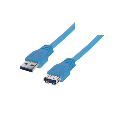 Usb3.0 A-A (St-Bu) 3m Extensión Negro
